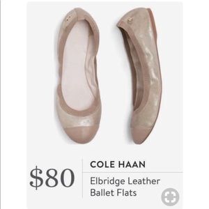 Stitch fix Cole Hann leather ballet flat shoes 6.5